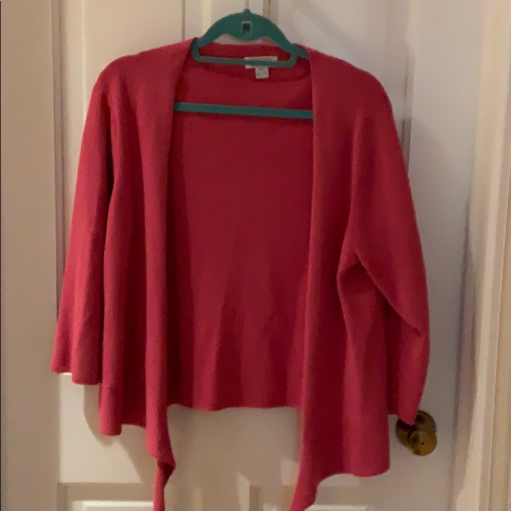 Christopher & Banks ✨3 for $12✨ Pink Wrap Sweater Size XL